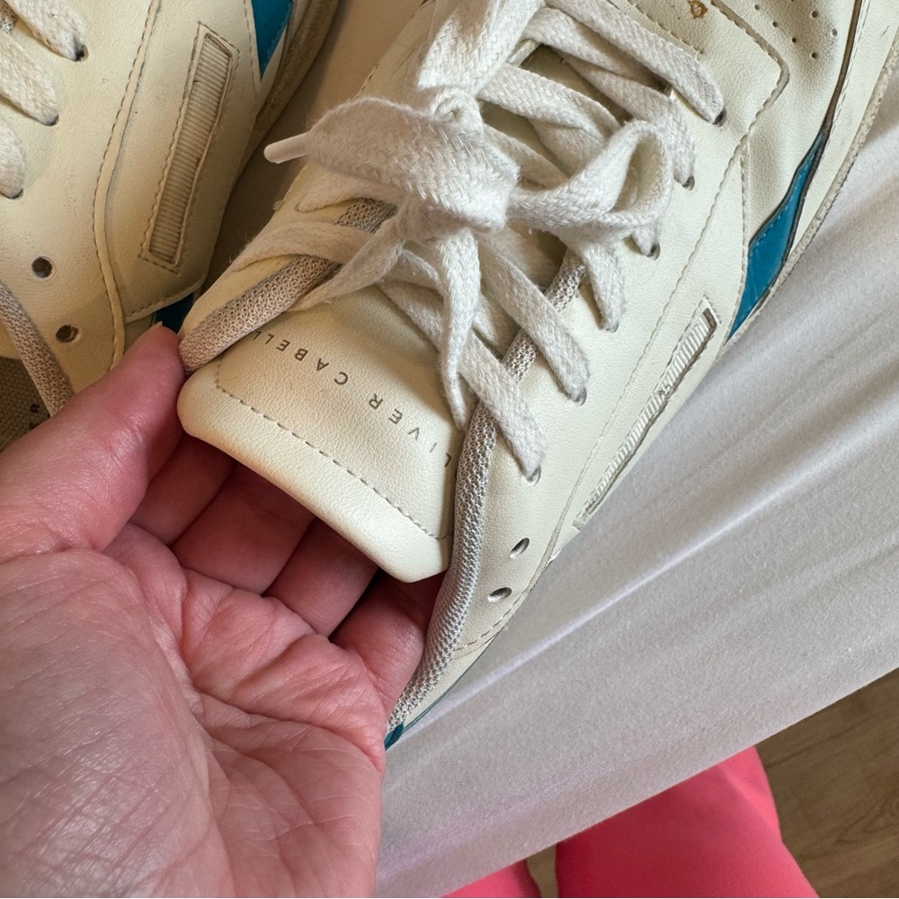 Oliver Cabell White and Blue Sneakers - Picture 8 of 8
